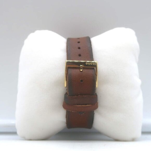 Gucci Le Marche des Merveilles Bee Watch Brown Leather Strap - Picture 7 of 11